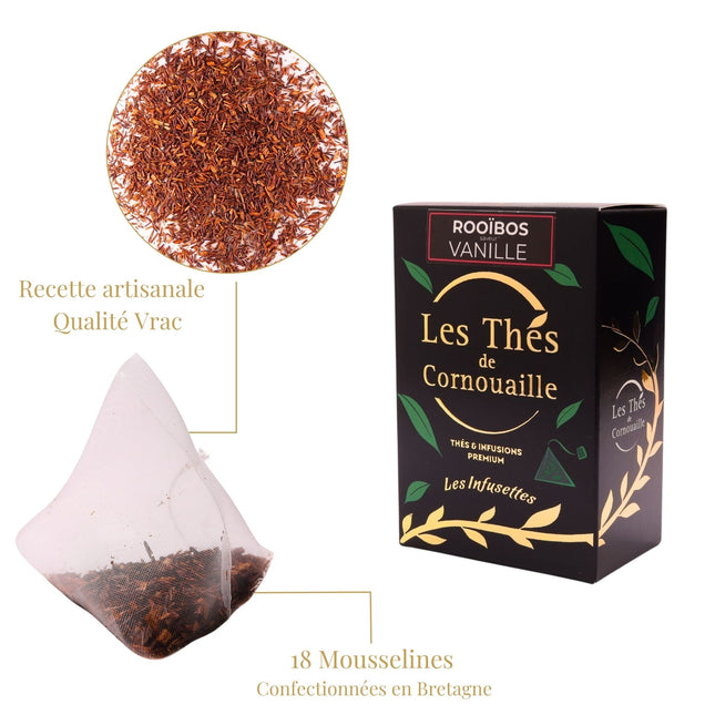 Rooïbos Vanille - 18 Infusettes Pyramides