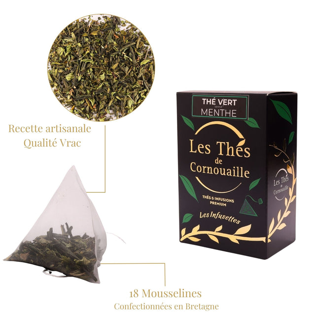 Thé vert Menthe - 18 Infusettes