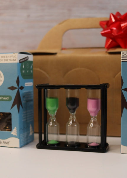 les thes de cornouaille coffret thé sablier