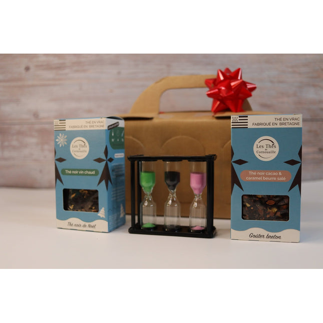 les thes de cornouaille coffret thé sablier