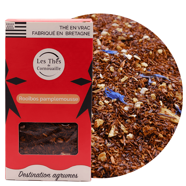 Rooïbos Destination agrume - vrac 50g - Les Thés de Cornouaille