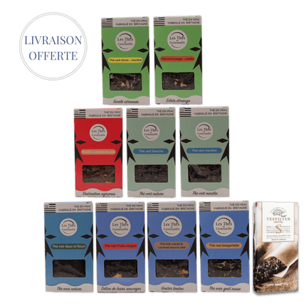 Le grand pack vrac Cornouaille : 9 thés + filtres - Les Thés de Cornouaille