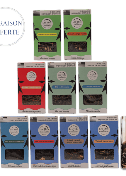 Le grand pack vrac Cornouaille : 9 thés + filtres - Les Thés de Cornouaille
