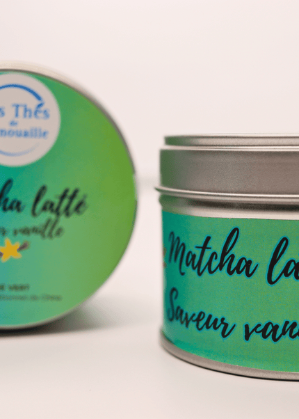 Matcha Latte Vegan à la Vanille – 35g - Les Thés de Cornouaille