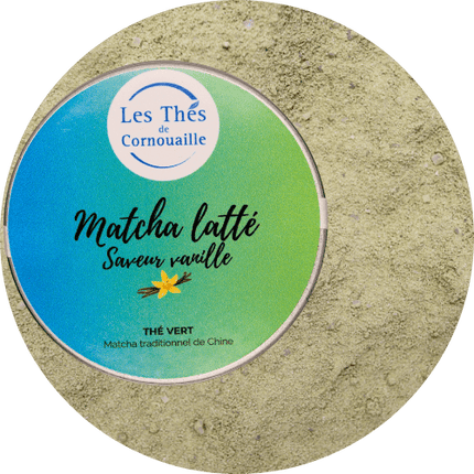Matcha Latte Vegan à la Vanille – 35g - Les Thés de Cornouaille