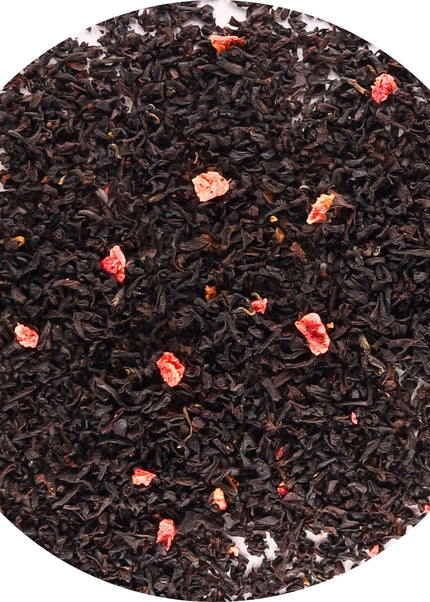 Thé noir Fraise - 18 Infusettes Pyramides - Les Thés de Cornouaille