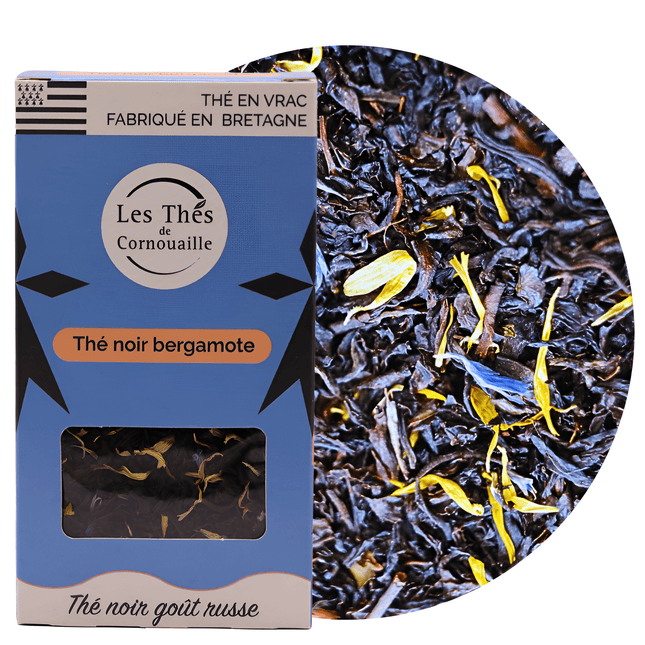 Thé noir goût russe - vrac 50g - Les Thés de Cornouaille