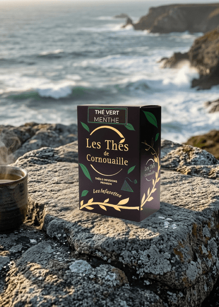 Thé vert Menthe - 18 Infusettes Pyarmides - Les Thés de Cornouaille
