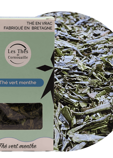 Thé vert Menthe - vrac 50g - Les Thés de Cornouaille